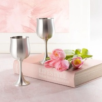 Royal Selangor - Gift-Boxed Tulip Wine Goblet (230mL) Pair