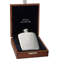Royal Selangor Classic Gifting - Hip Flask in Wooden Gift Box - 140ml