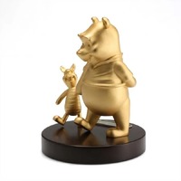 Royal Selangor Winnie The Pooh Figurine - Limited Edition Gilt Pooh & Piglet