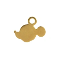 Royal Selangor Disney - Mickey Mouse Gilt Silhouette Pendant