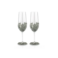 Royal Selangor Roses - Champagne Flute Pair