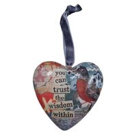Kelly Rae Roberts Heart Ornament - Deepest Calling