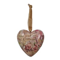 Kelly Rae Roberts Heart Ornament -  Something Beautiful