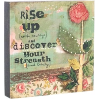 Demdaco Kelly Rae Roberts Wall Art - Rise up