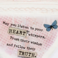Demdaco Kelly Rae Roberts Stone Wall Art - Heart Whispers