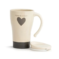 Demdaco Warm Heart Travel Mug - Rise & Shine