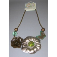 Demdaco Kelly Rae Roberts Jewelry Necklace - Wish with Flowers