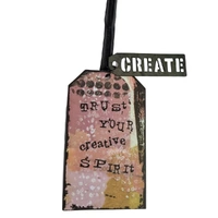 Demdaco Kelly Rae Roberts Metal Hanging Ornament - Create