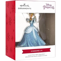 Hallmark Resin Hanging Ornament - Disney Cinderella Holding Glass Slipper