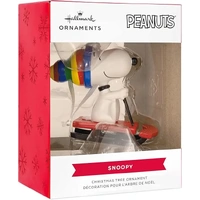 Hallmark Resin Hanging Ornament - Peanuts Snoopy on Sled