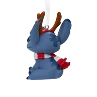 Hallmark Resin Hanging Ornament - Disney Stitch with Antlers