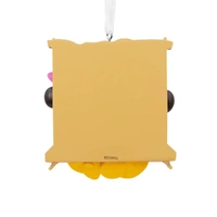 Hallmark Resin Hanging Ornament - Disney Mickey & Minnie on Swing Bas Relief
