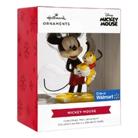 Hallmark Resin Hanging Ornament - Disney Mickey Holding Puppy