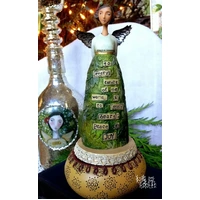 Demdaco Kelly Rae Roberts Musical Figurine - Peace and Joy Angel