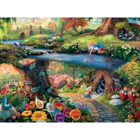 Thomas Kinkade Disney Princess 300pc Oversized Puzzle - Alice In Wonderland