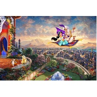 Thomas Kinkade Disney Princess 300pc Oversized Puzzle - Aladdin and Princess Jasmine