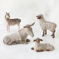 Willow Tree - Holy Family Collection - The Holy Family Sheltering Animals