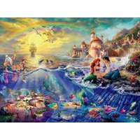 Thomas Kinkade Disney 750pc Puzzle - The Little Mermaid