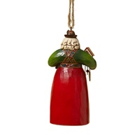 Jim Shore Heartwood Creek Christmas Around The World - German Santa Hanging Ornament