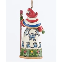 Jim Shore Heartwood Creek Santas Around The World -  Dutch Santa Hanging Ornament