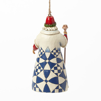 Jim Shore Heartwood Creek Christmas Around The World - Greek Santa Hanging Ornament