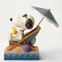 Peanuts by Jim Shore - Snoopy & Woodstock - Beach Buddies