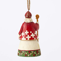 Jim Shore Heartwood Creek Santas Around The World - Swiss Santa Hanging Ornament