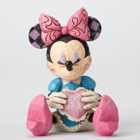 Jim Shore Disney Traditions - Minnie Mouse with Heart Mini Figurine