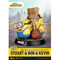 Beast Kingdom Master Craft - Minions Stuart, Bob and Kevin