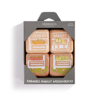 Demdaco Baby - Barnyard Baby Food & Colour Blocks Set of 4