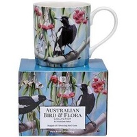 Ashdene Australian Bird & Flora - Magpie & Red Gum City Mug