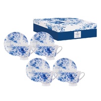 Ashdene Provincial Garden - Cup & Saucer 4 Pack