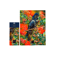 Ashdene Backyard Beauties - Black Cockatoo Tea Towel