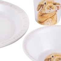 Ashdene Bunny Hearts - Kids 5pc Dinner Set