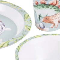 Ashdene Dino Land - Kids 5pc Dinner Set