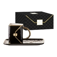 Ashdene Designers Delight - Black Mug & Plate Set