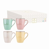 Ashdene Parisienne Pearl - Assorted Mugs Set of 4