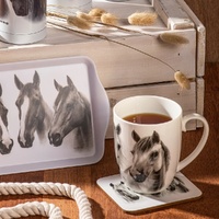 Ashdene Horse Trio - Chestnut Scatter Tray Set of 2