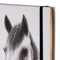 Ashdene Horse Trio - Grey Hardcover A5 Notebook