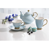 Ashdene Ripple - Cup & Saucer - Powder Blue