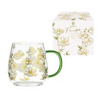 Ashdene Fleurette - Glass Mug - Daisy