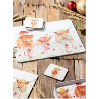 Ashdene Coo Christmas - Coasters (Pack of 6)