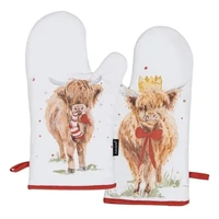 Ashdene Coo Christmas - Oven Mitts (Pack of 2)