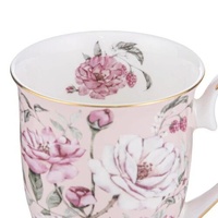 Ashdene Raspberry Rose - Pink Footed Mug