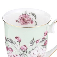 Ashdene Raspberry Rose - Green Footed Mug