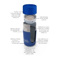 Frank Green Reusable Cup - Ceramic 475ml Black Push Button