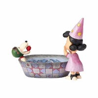 Jim Shore Peanuts Halloween Candy Dish - Apple Ace (Peanuts Collection)