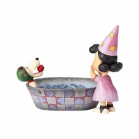 Jim Shore Peanuts Halloween Candy Dish - Apple Ace (Peanuts Collection)