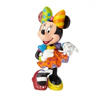Disney Britto Minnie Mouse 90th Anniversary Figurine With Bling - Large