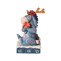 PRE PRODUCTION SAMPLE - Jim Shore Disney Traditions - Eeyore Christmas Personality Pose